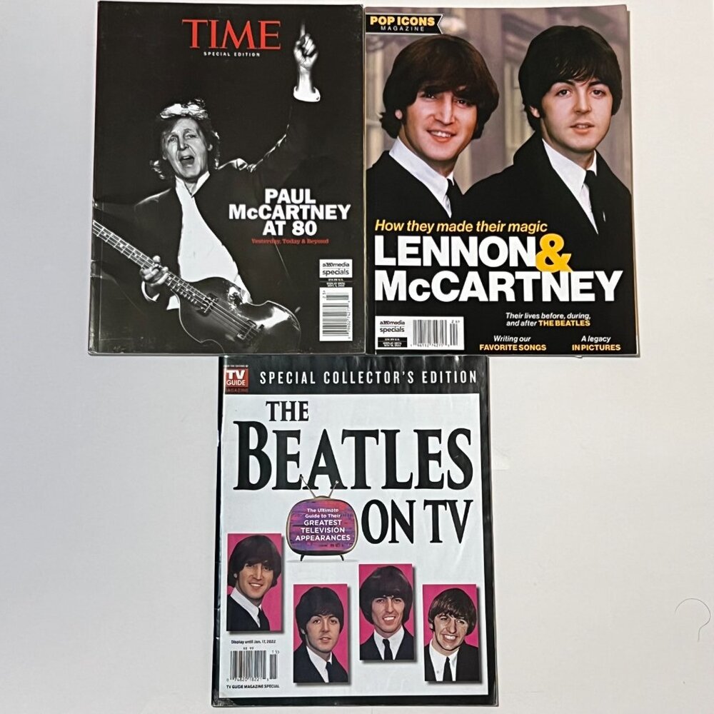 Lot of 3 Beatles/Paul McCartney/John Lennon Magazines Special Editions